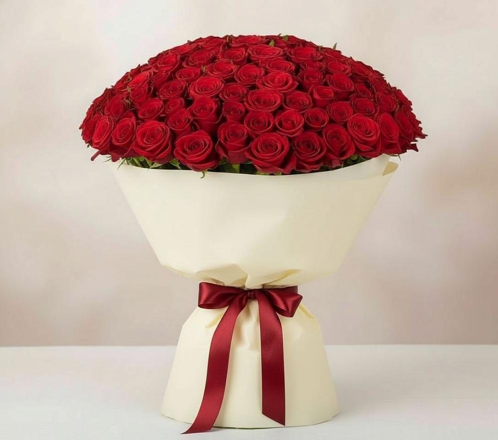 101 Красная роза Милано в Тацинской Букет 101 Красная роза Милано в Тацинской
