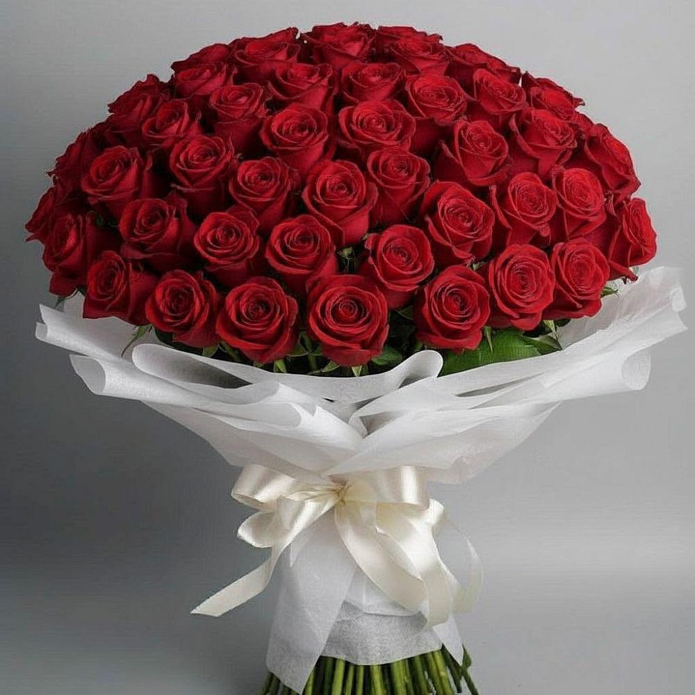 101 Красная роза Блэк Мэджик в Тацинской Букет 101 Красная роза Блэк Мэджик в Тацинской