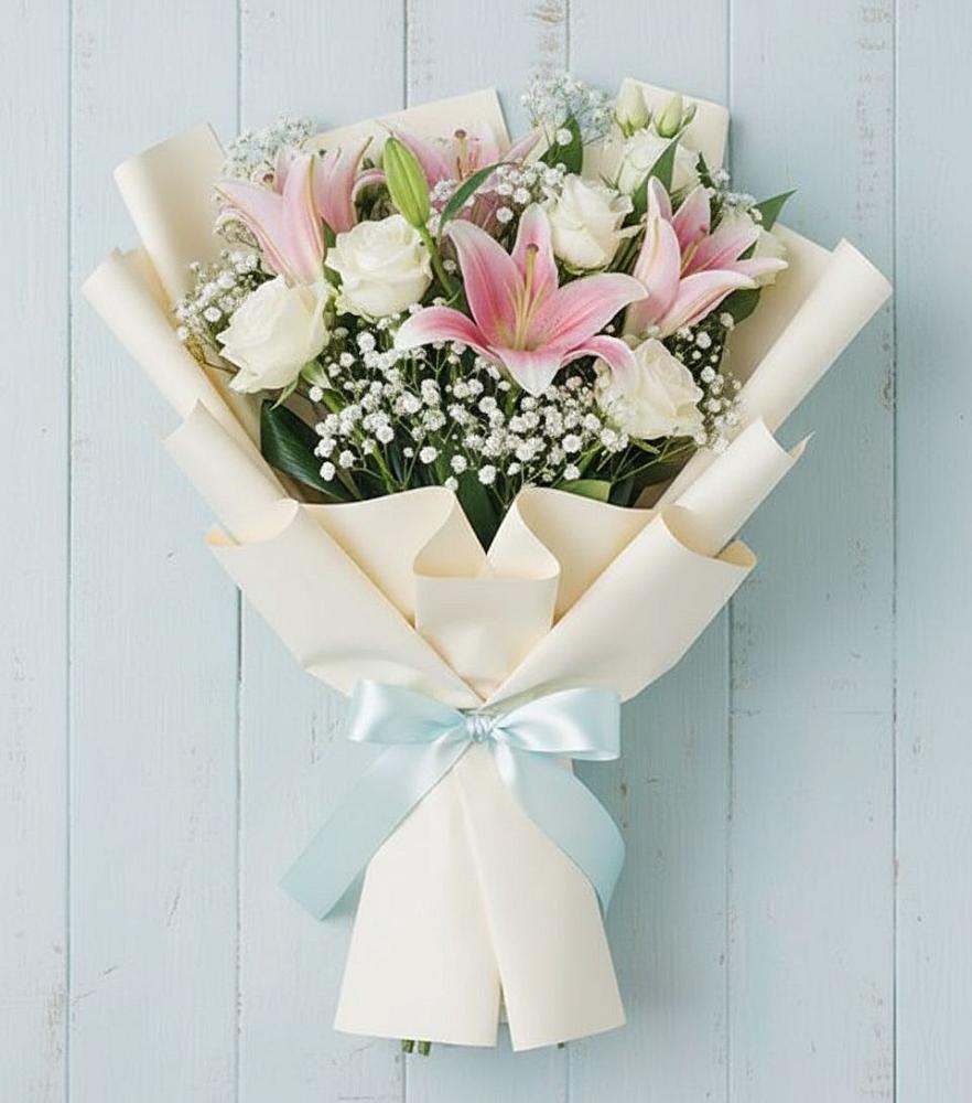 Букет Лилии в Тацинской Букет цветов из: Лилии в Тацинской