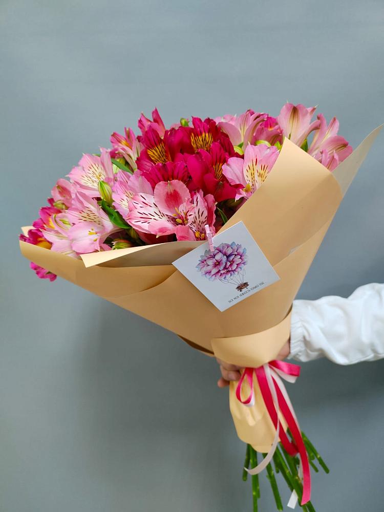 Букет малиновое вино в Тацинской Букет цветов из: Альстромерии в Тацинской