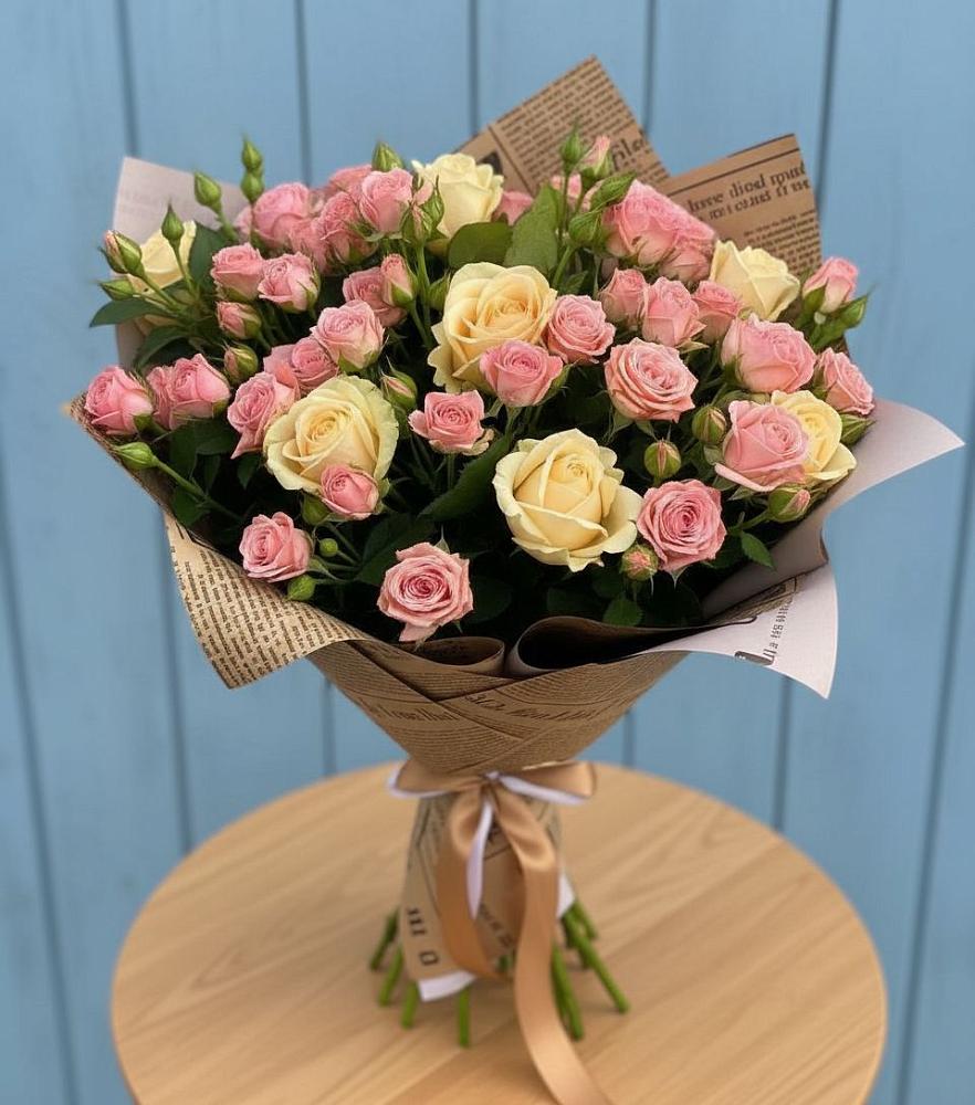 Букет цветов из: Розы в Тацинской