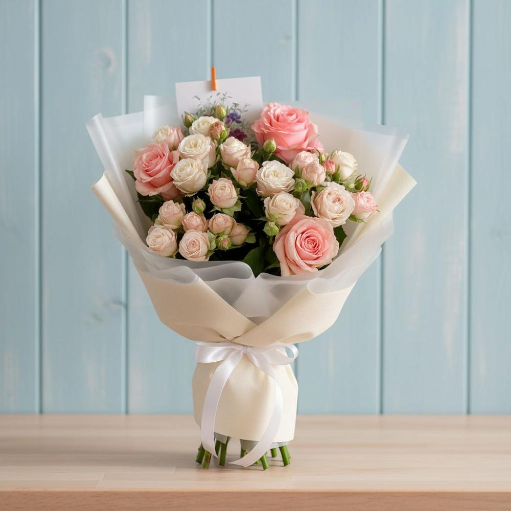 Букет цветов из: Розы в Тацинской