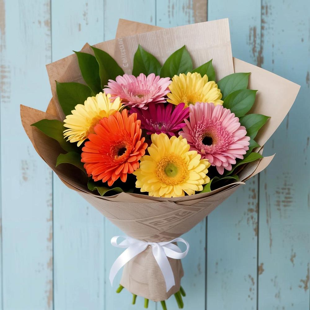 Букет цветов из: Герберы в Тацинской