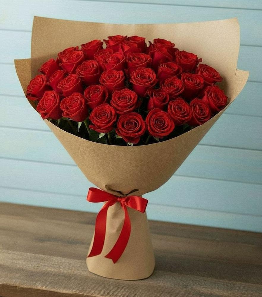 Красные розы Милано в Тацинской Букет Красные розы Милано в Тацинской
