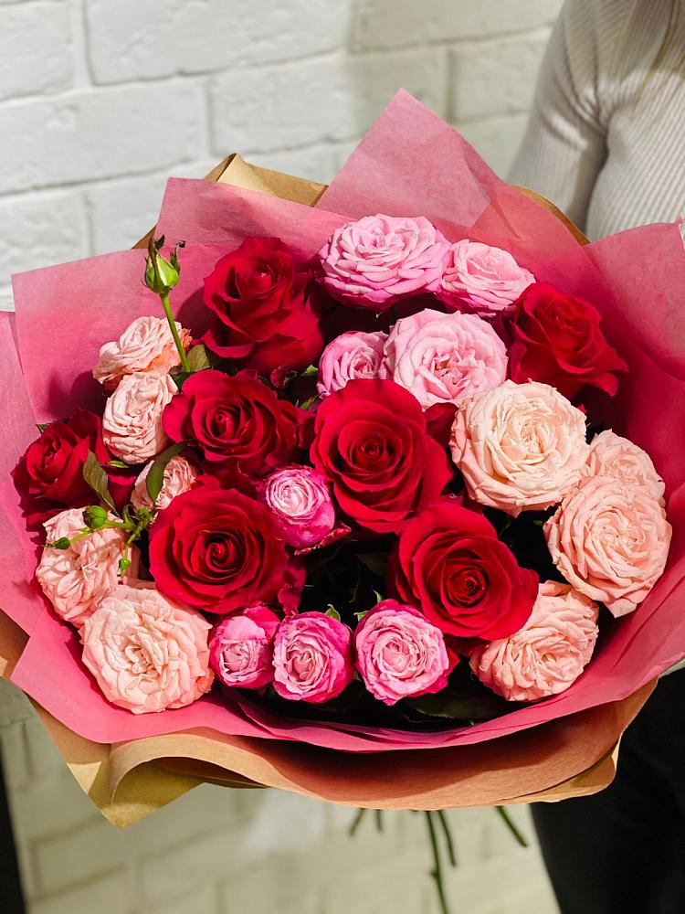 Букет цветов из: Розы в Тацинской