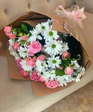 Букет цветов из:  Розы и Хризантемы в Тацинской