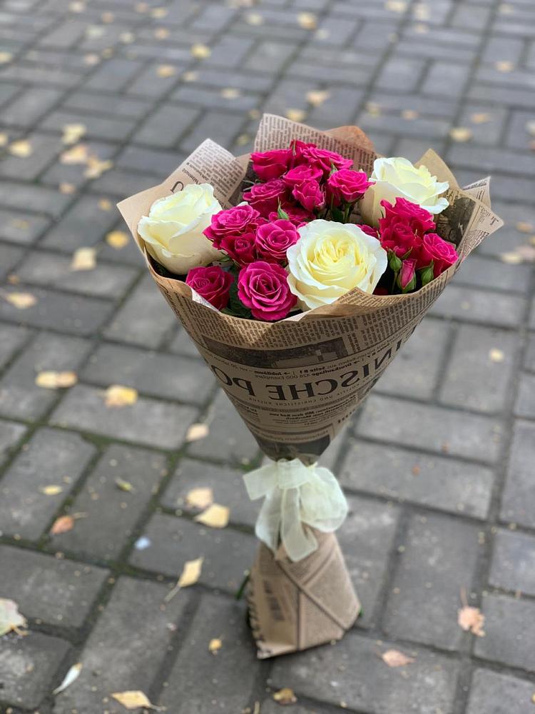 Букет цветов из: Розы в Тацинской