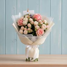 Букет цветов из:  Розы в Тацинской