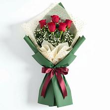 Букет рубиновое очарование в Тацинской Букет цветов из:  Розы в Тацинской