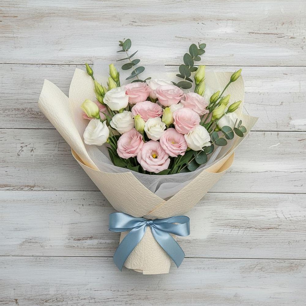 Букет цветов из: Лизиантусы в Тацинской